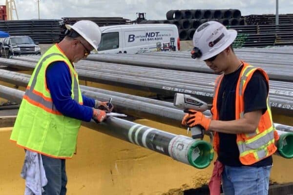 Industrial inspection on site