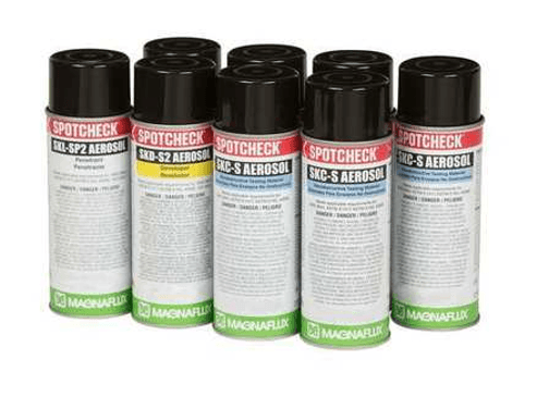 Magnaflux Black Ink — 12 × 16 Aerosol Cans