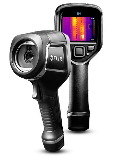 Crew using thermal imaging on site